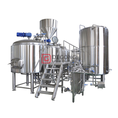 Système de fabrication d'équipement de brasserie artisanale 1500L 15BBL projet de brassage de la bière chauffée à la vapeur à vendre