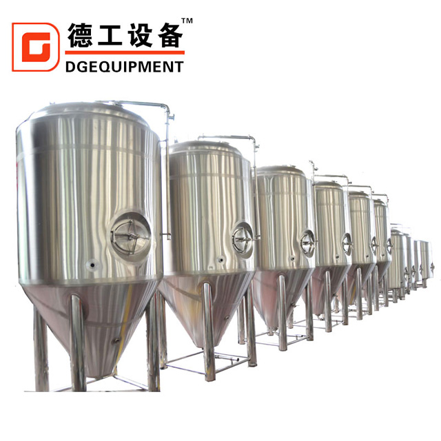 Conique 10BBL en acier inoxydable Dimple Veste bière Fermentation en cuve avec refroidissement Zone