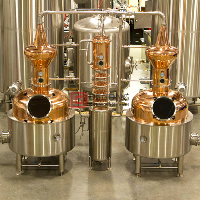 Cuivre 500L Vodka Gin personnalisé professionnel distillerie machine Distillation / Distillation Équipement