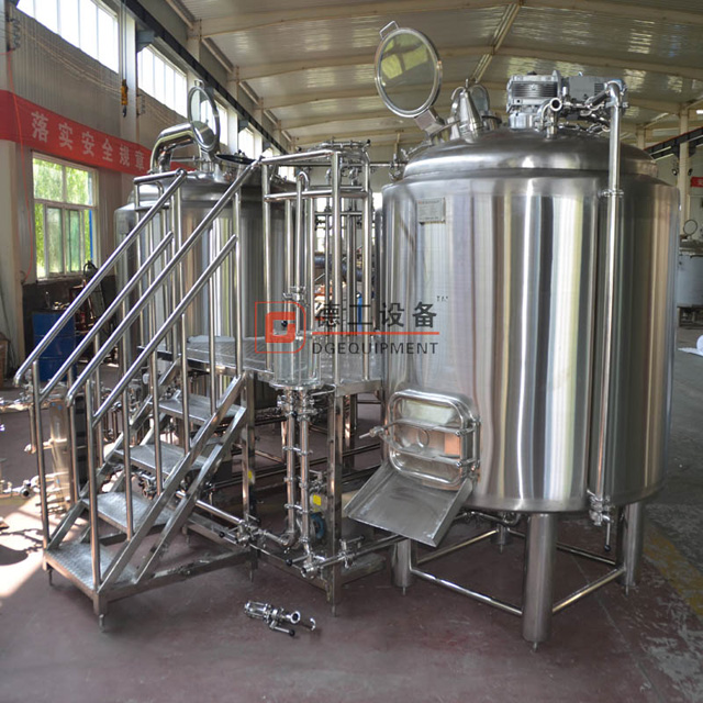 Système de brassage industriel 2000L Bière Équipement 3 Navire Brewhouse