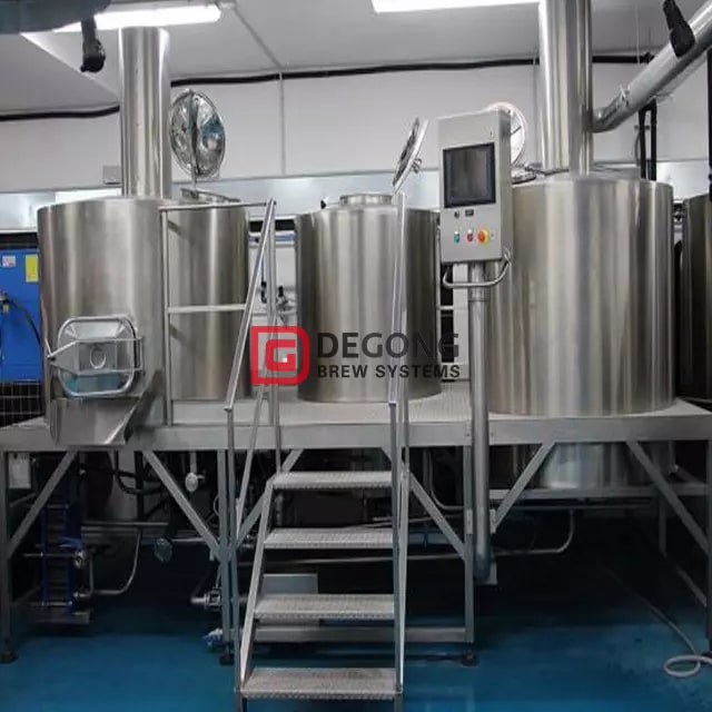 2 navires 10HL Brewhouse équipement de brasserie industrielle professionnel équipement de brassage de bière fabricant vente chaude