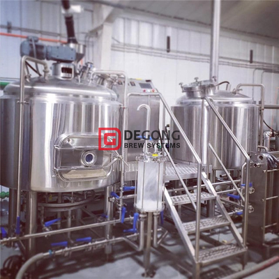 500L Fabricant de système de brassage de bière conique complet isolé en acier inoxydable personnalisé