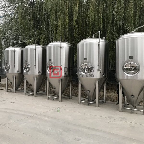 500L Double Wall Dimple Jacket Stainles Steel Conical Isolé Fermentation Beer Tank Available