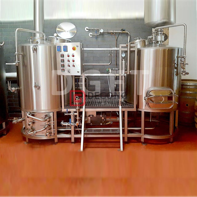 300L Brewpub / restaurant a utilisé l'équipement de cuivre complet de brassage de bière à la maison d'équipement de microbrasserie