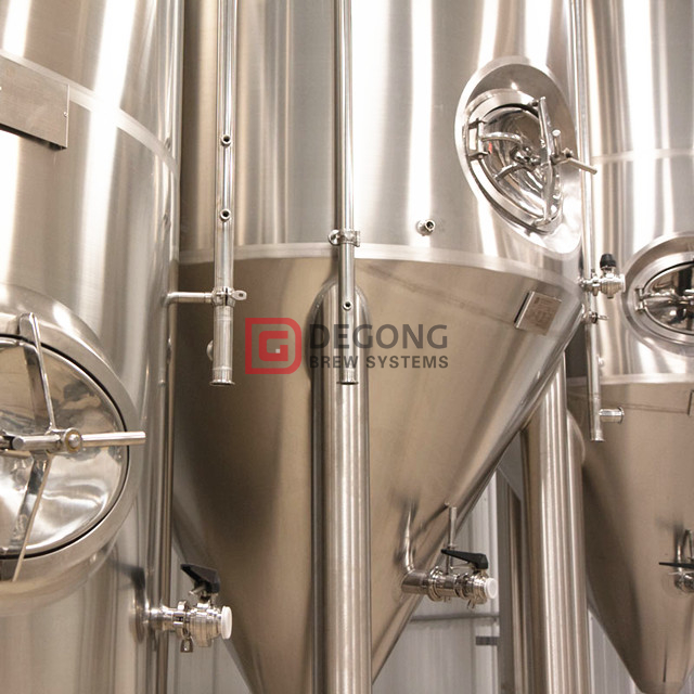Réservoir de brassage de bière semi-automatique complet en acier inoxydable / cuivre Customzied de 1000 litres pour usage commercial