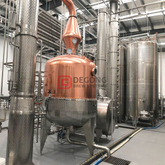 Équipement de distillation d'éthanol d'acier inoxydable d'équipement de distillation 200L / 500L / 1000L, équipement de production d'alcool de vodka / gin