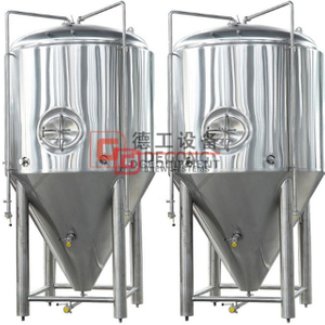200L fermenteur de réservoir de fermentation de bière en acier inoxydable clé en main avec certificat PED