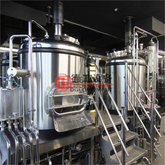 5BBL Craft Beer Brewery Stailess Steel Micro Beer Brewing Equipment with Electric & steam Heating